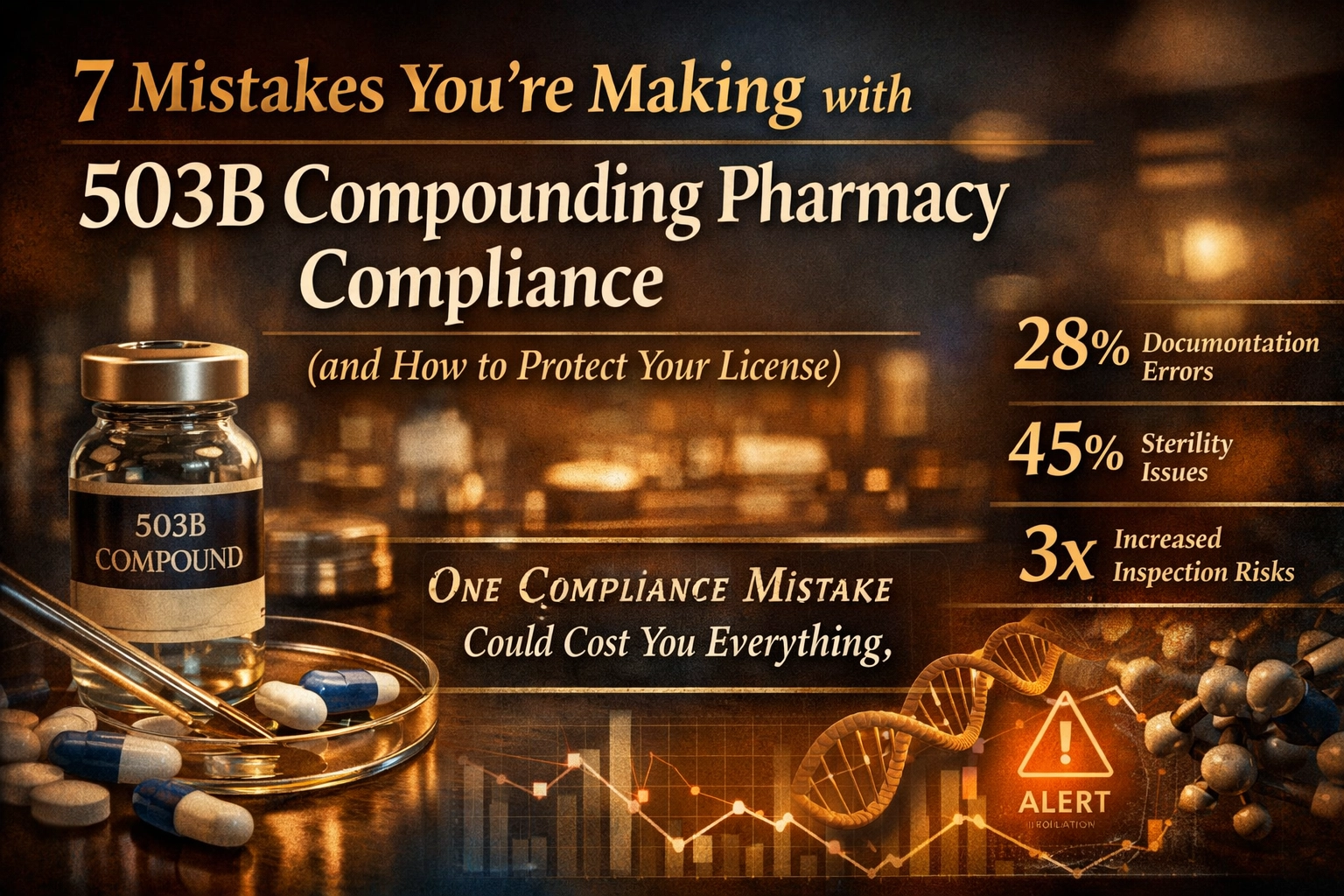 7 Mistakes You’re Making with 503B Compounding Pharmacy Compliance (and How to Protect Your License)