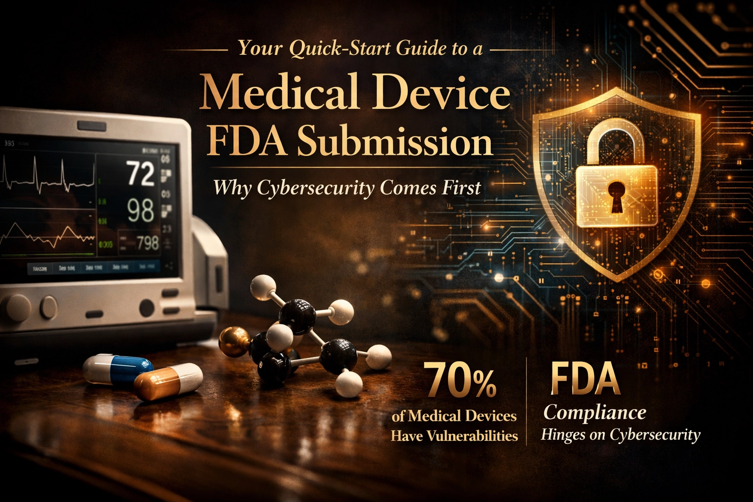 Your Quick-Start Guide to a Medical Device FDA Submission: Why Cybersecurity Comes First
